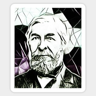 Jean Charles Galissard de Marignac Black and white Portrait | Jean Charles Galissard de Marignac Artwork 3 Sticker